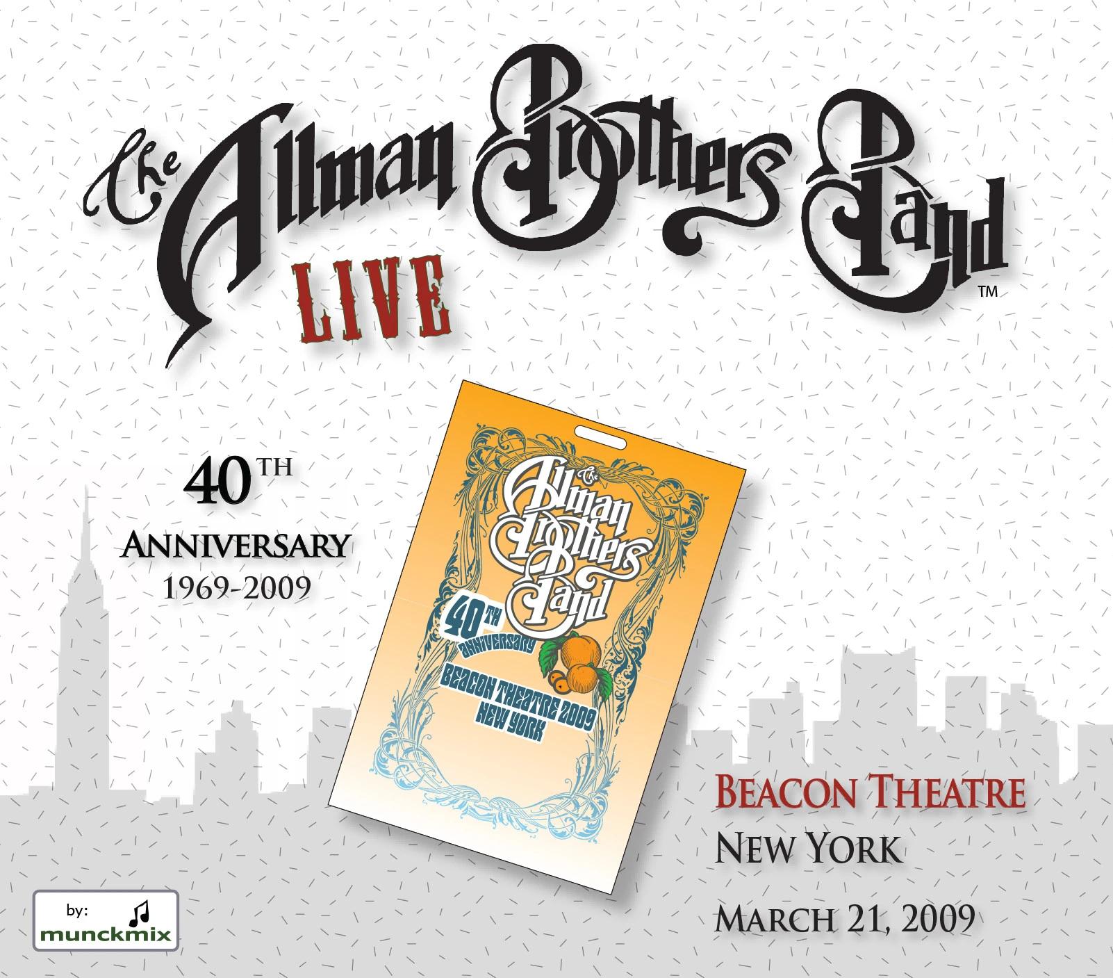 Live Beacon Theatre New York March 20, 2009